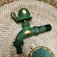 Grifería Para Jardín Exterior Bronce Antiguo Canilla Pajaro Caracol