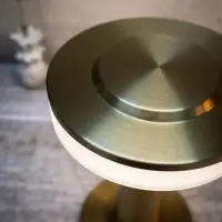 Lámpara Velador Fanal Led  Touch  Inalámbrica 20cm Importado