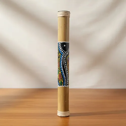 Palo De Lluvia Artesanal 40 Cm Bamboo Importado Indonesia