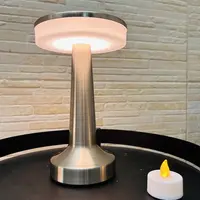 Lámpara Velador Fanal Led  Touch  Inalámbrica 20cm Importado