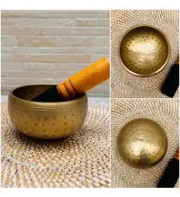 Cuenco Artesanal Martillado 7 Metales Importado 10 Cm 350 Gs