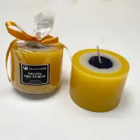 Velon Ojo Turco Proteccion Y Armonia Vela Aromatica X Unidad Amarillo