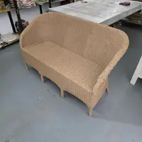 Sillón Artesanal Fibras Naturales Y Caña Ideal Galería Marrón Claro