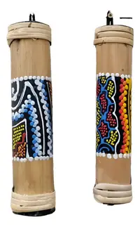 Palo De Lluvia Artesanal 20 Cm Bamboo Importado Indonesia Modelo A