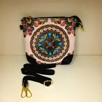 Cartera Bolso Estampada De Mano Hindu Importado Pushkar