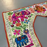 Toran Hindu 1 Metro Hecho En India Colgante Puerta O Ventana Blanco