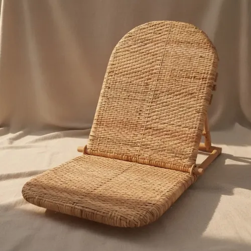 Reposera Ratan Natural De Indonesia Tendencia Pushkar Tienda Marrón