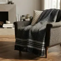Manta Rustica Artesanal 230x240cm Hilado Fino Estilo Country