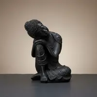Estatuillas De India Buda 23 Cm Alto Resina Importado Deidad