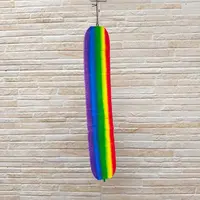 Llamador De Angel Importado Indonesia Madera Remolino Multicolor