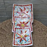 Set 3 Centros De Mesa En Venecitas Importados Platos Hondos
