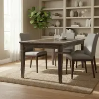 Mesa Madera Comedor Living Country Importado Pushkar Tienda Marrón