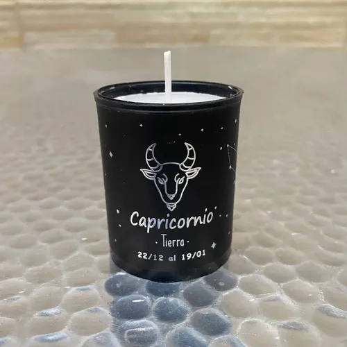 Vela Aromatica Votivo Zodiaco X Unid 6x5 Cm Signo A Eleccion