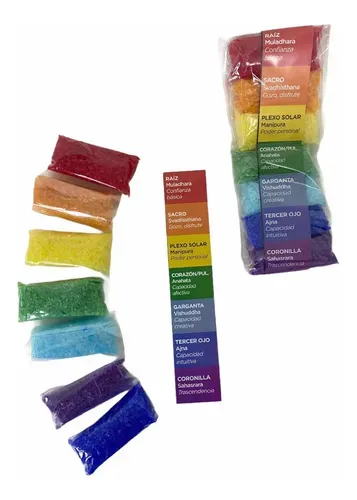 Sales Naturales 7 Chakras Para Limpieza Energética 180gs 7 Chakras