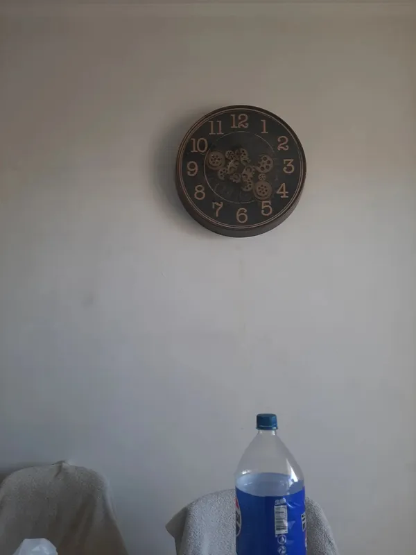 Foto de un comprador: Reloj Importado De Pared Grande Decoración Living Comedor Marrón