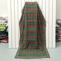 Dupatta Gasa Bordada A Mano De India. 2.20 X 0,90 Mts Hindu