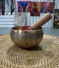 Cuencos Tibetanos Importado Oriente 7 Metales 500 Gs 11.5 Cm
