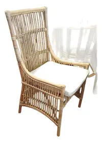 Silla Sillon Artesanal De Ratan Indonesia Xa Galeria Living