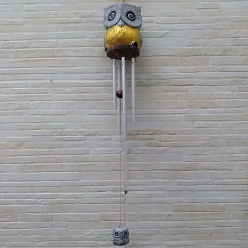 Llamador De Ángel Búho Madera Importado Indonesia