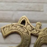 Om De Bronce Importado De India Simbolo Hindu P Colgar 10x10