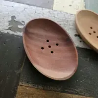 Jaboneras Para Jabones Importada Madera Pushkar Decoración Marrón