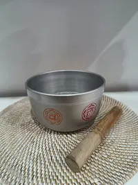 Cuenco Aluminio Labrado C Baqueta Importado Benjuí Zen