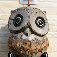 Llamador De Ángel Búho Madera Importado Indonesia