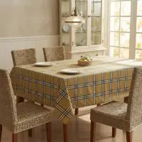Mantel Poliester 1.50x2.50 Country Pushkar Tienda Importado Marrón Claro