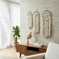 Set X 3 Atrapasueños Importado Indonesia Diseño Crochet
