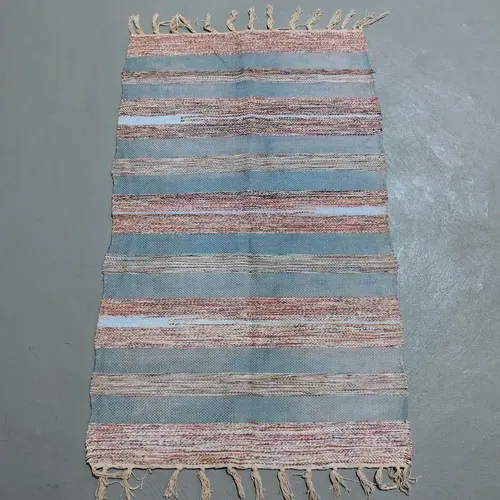 Alfombra 60x90 Cm Hindu Felpudo Recibidor Costado O Pie Cama