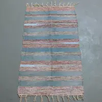 Alfombra 60x90 Cm Hindu Felpudo Recibidor Costado O Pie Cama
