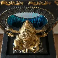 Fuente Agua 40cm Ganesh Sonido Zen Luz Led Relajación Import Dorado