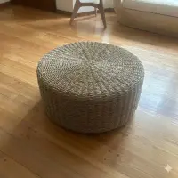 Mesa Apoyo Nórdica Ratona Arrimo Fibra Natural Pushkar Tiend Beige