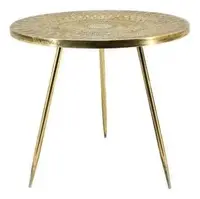 Mesa Arrimo Apoyo Ratona Metal Importada Decoracion Pushkar