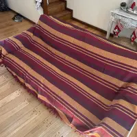 Manta Rustica Cama O Sillón King Size Importada De India  