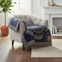 Manta Cubrecama De Algodón Hindu 2y1/2p Mandala Cubresillon
