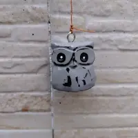 Llamador De Ángel Búho Madera Importado Indonesia