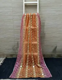 Dupatta Gasa De India. 2.10 X 0,90 Mts Importado Artesanal