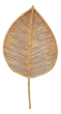 Hoja Fibras Naturales Larga Decoracion Importado Pushkar