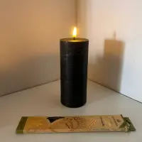 Vela Led De Parafina 17cm Llama Movimiento Importada A Pila
