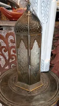 Fanales Hindúes Portavela Producto Importado D India Pushkar Negro