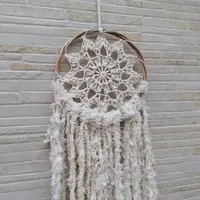 Atrapasueños Importado Indonesia Diseño Crochet 65 Cm