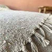 Manta Rustica Artesanal 230x240cm Hilado Fino Estilo Country