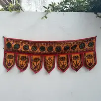 Toran Hindu 100 Cm De Largo Hecho En India Importado Pushkar