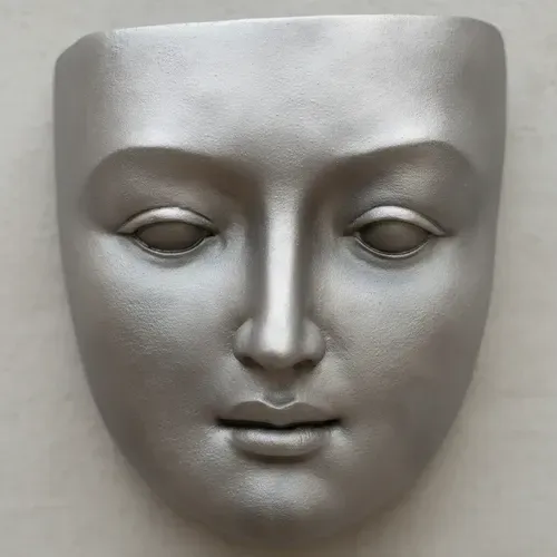 Rostro Buda 1 Metro Mascara Importada Resina Apta Exterior