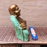 Buda Ottei Apto Exterior Artesanal Hecho En Resina Importado