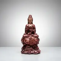 Estatuilla Kwan Yin Traida Indonesia 30 Cm Apto Exterior Zen Óxido
