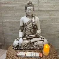 Estatuilla Buda Thai Resina 52 Cm Apto Exterior Ideal Jardin