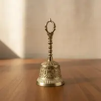 Campana Tibetana Pushkar Tienda Modelo Importada Bronce