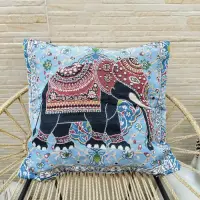 Fundas De Almohadon De 40 X 40cm  Patchwork De India Modelo 7